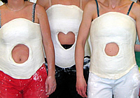 corsets réalisés en stage